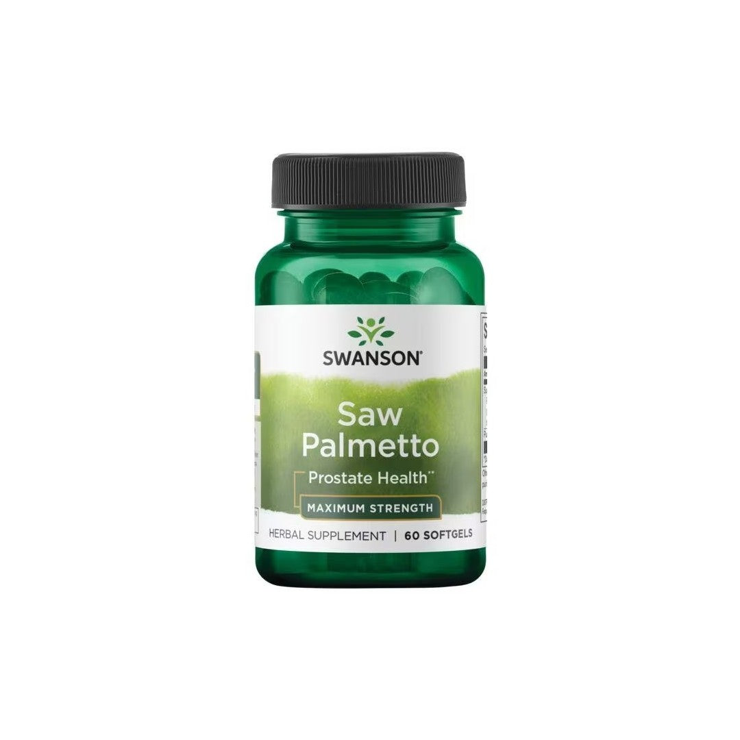 Sägepalme 320 mg 60 Weichkapseln Swanson Health Products